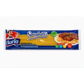 Spaguettis Baria – Pasta de Trigo Durum Enriquecida, 454g (16 oz)